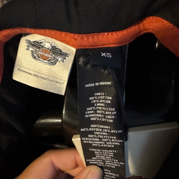 Harley-Davidson Black Jacket/ Vest Combo. SEE PHOTOS AND DESCRIPTION - Picture 5 of 7